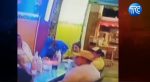 Video captó momento exacto en que delincuentes roban en restaurantes